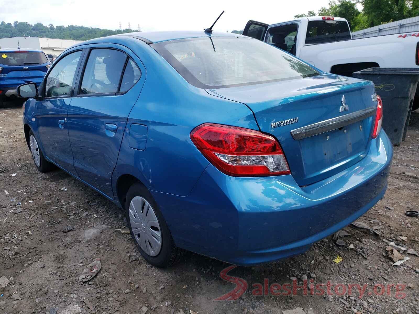 ML32F3FJXHHF11615 2017 MITSUBISHI MIRAGE