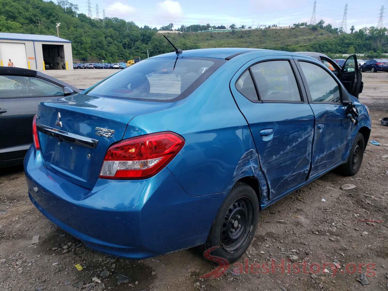 ML32F3FJXHHF11615 2017 MITSUBISHI MIRAGE