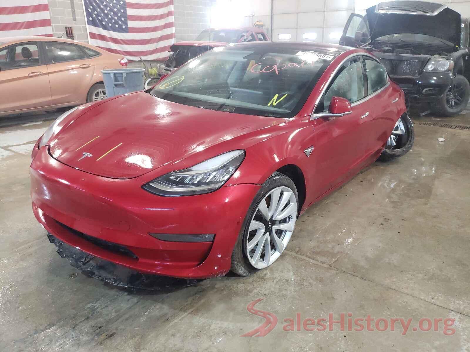 5YJ3E1EA0JF032455 2018 TESLA MODEL 3