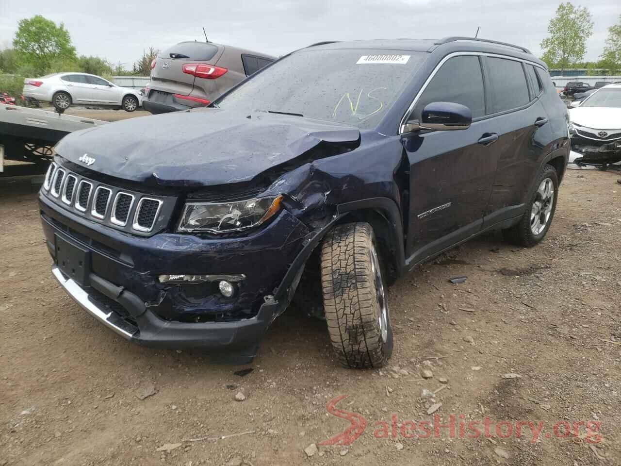 3C4NJDCB7LT126774 2020 JEEP COMPASS