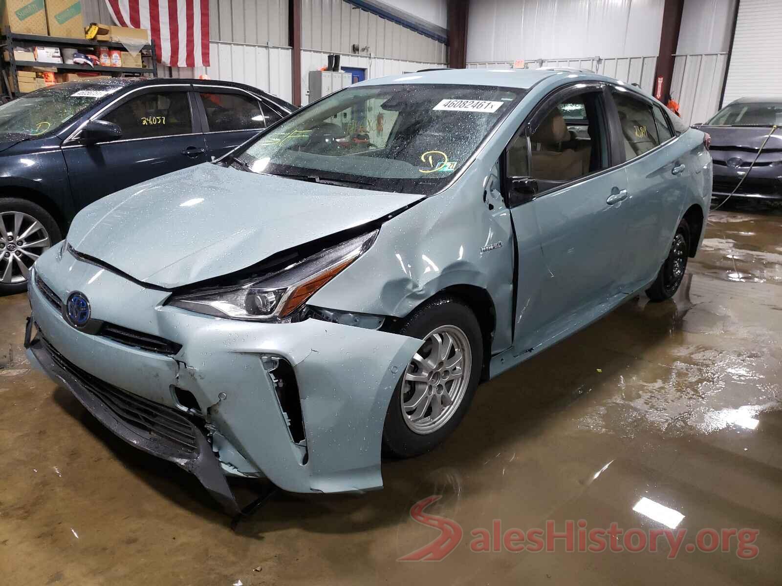 JTDKARFU5K3086556 2019 TOYOTA PRIUS