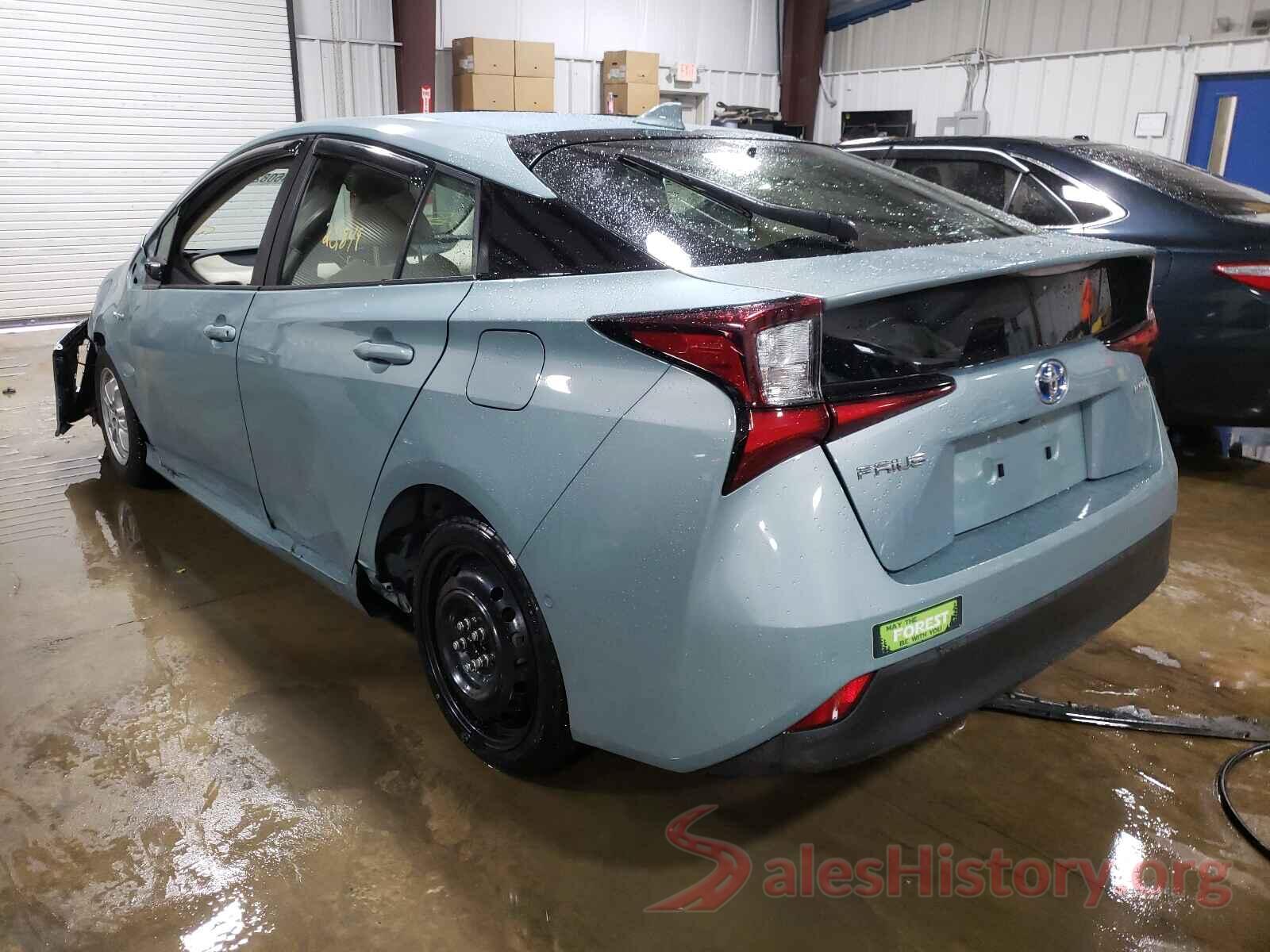 JTDKARFU5K3086556 2019 TOYOTA PRIUS