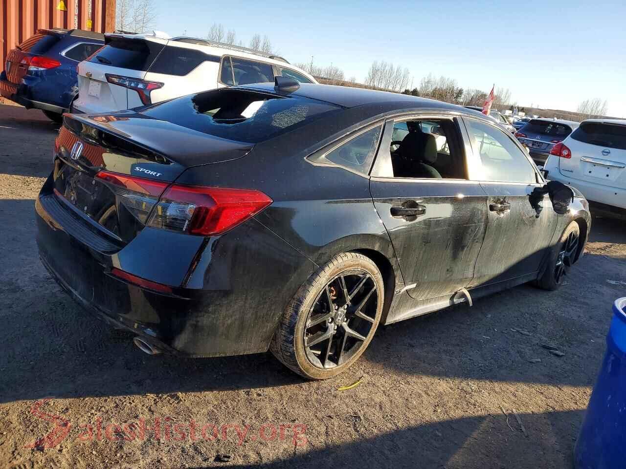 2022 HONDA CIVIC VIN 2HGFE2F50NH128012, right side view