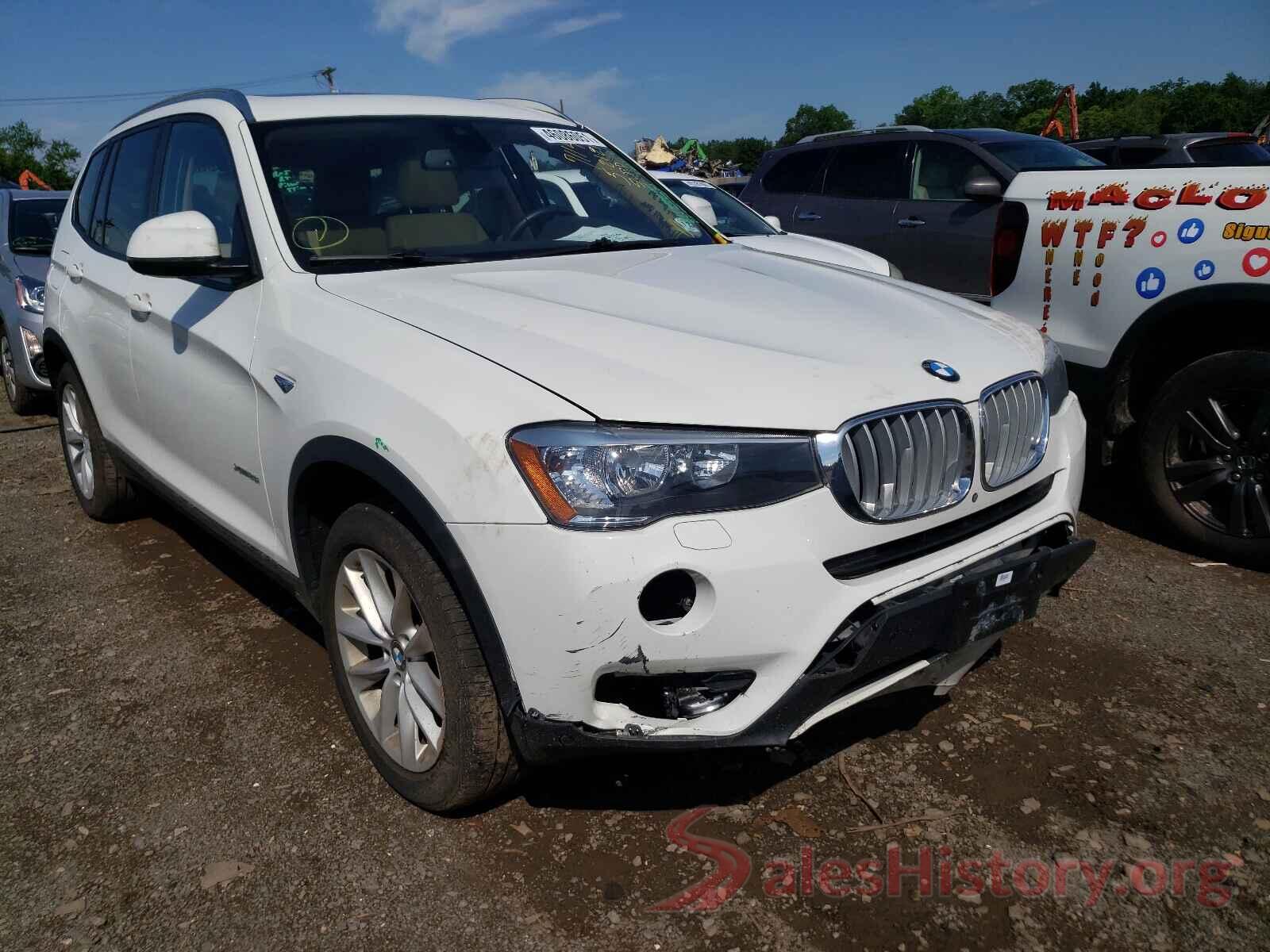 5UXWX9C51H0T05437 2017 BMW X3