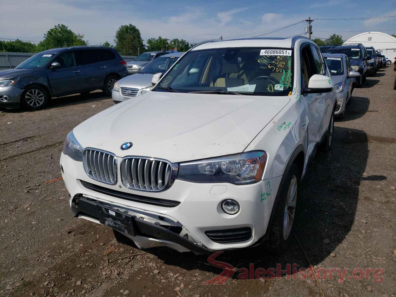 5UXWX9C51H0T05437 2017 BMW X3