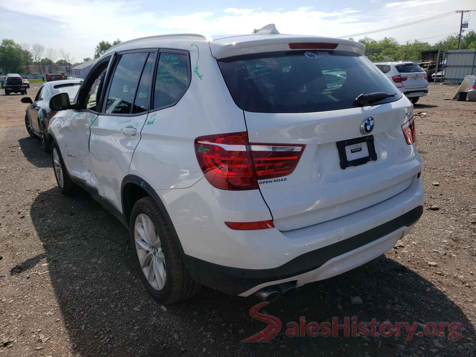 5UXWX9C51H0T05437 2017 BMW X3