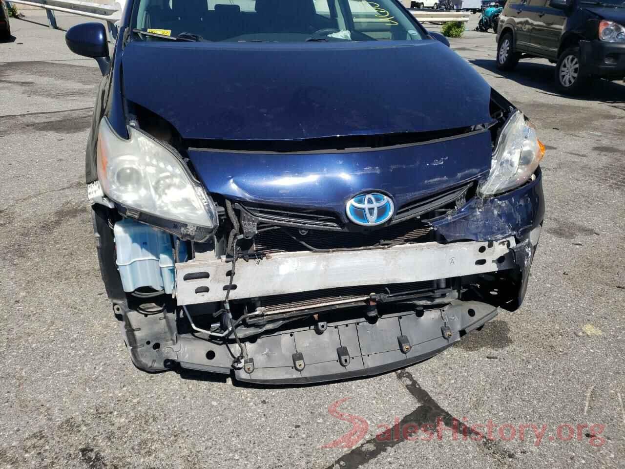 JTDKN3DUXD0350718 2013 TOYOTA PRIUS