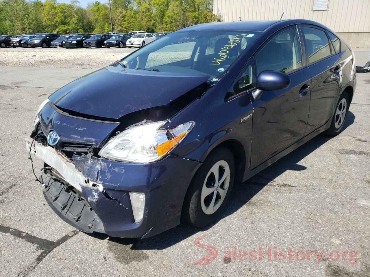 JTDKN3DUXD0350718 2013 TOYOTA PRIUS