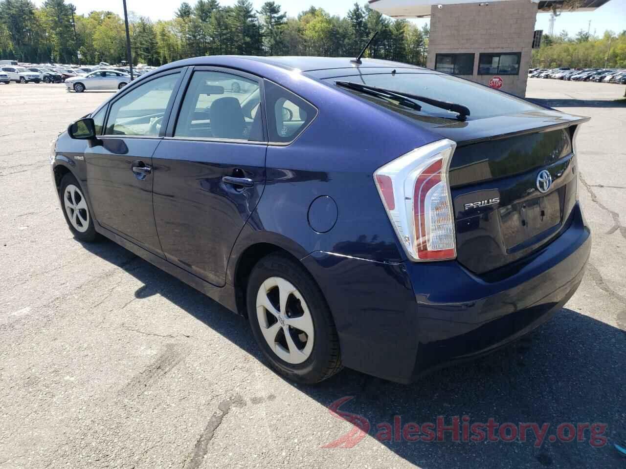 JTDKN3DUXD0350718 2013 TOYOTA PRIUS