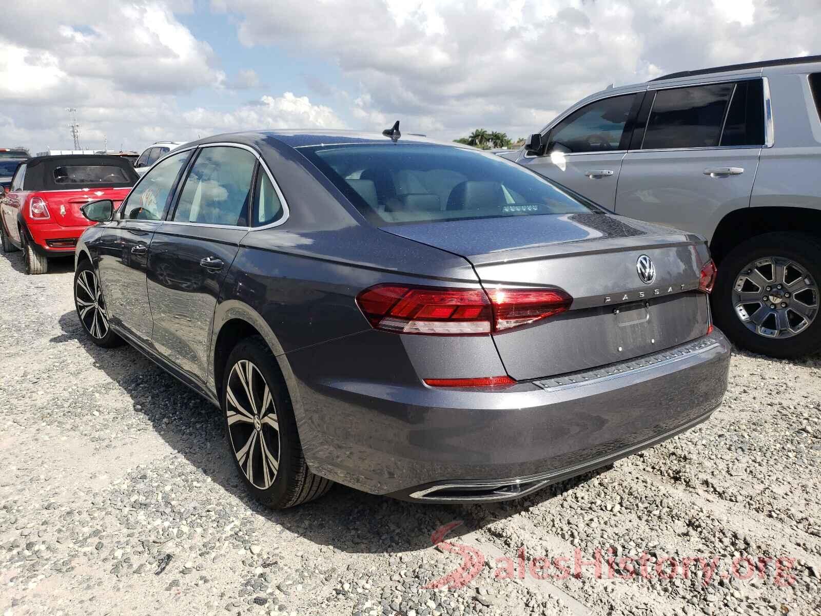 1VWSA7A39MC001740 2021 VOLKSWAGEN PASSAT