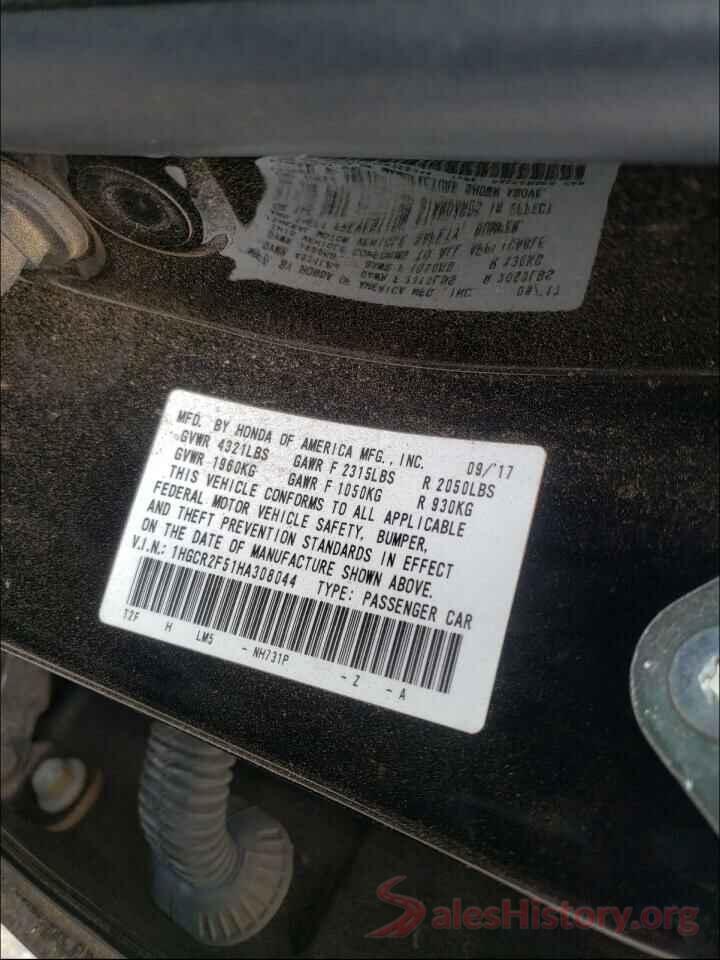 1HGCR2F51HA308044 2017 HONDA ACCORD