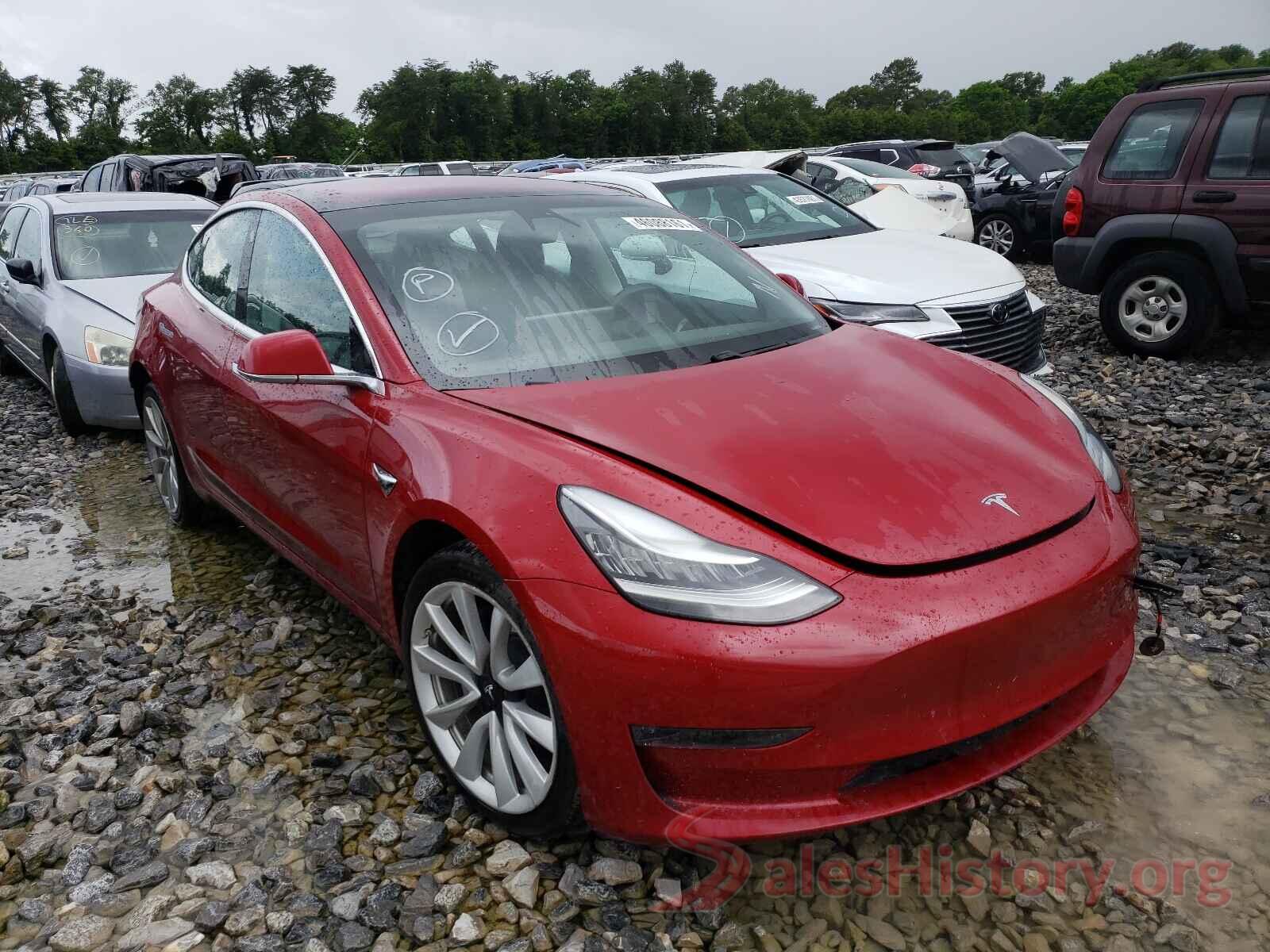 5YJ3E1EA9JF003570 2018 TESLA MODEL 3