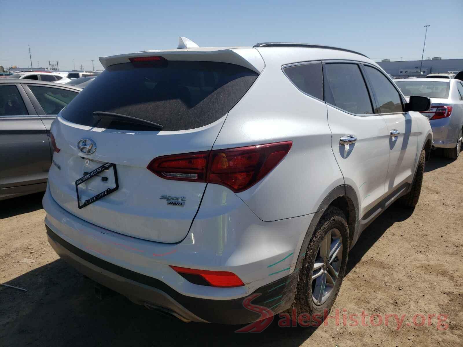 5NMZUDLB7HH011265 2017 HYUNDAI SANTA FE