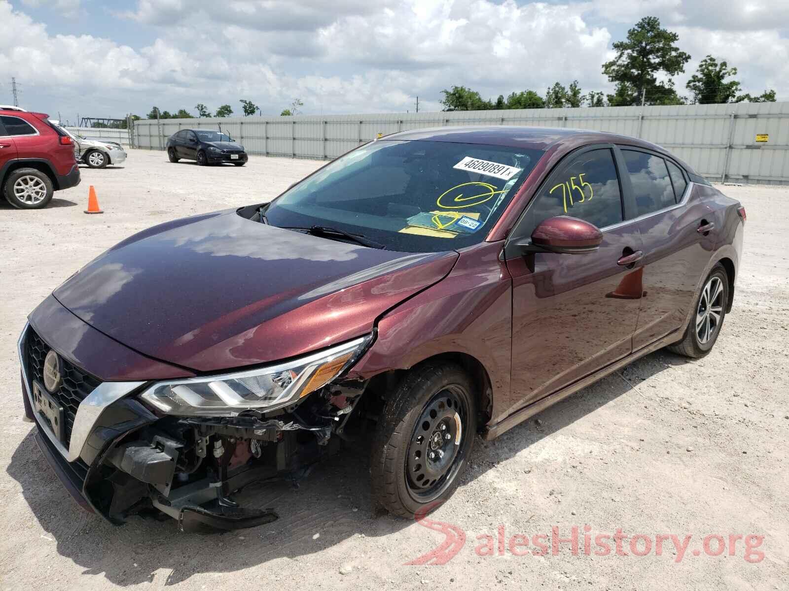 3N1AB8CV2LY265133 2020 NISSAN SENTRA