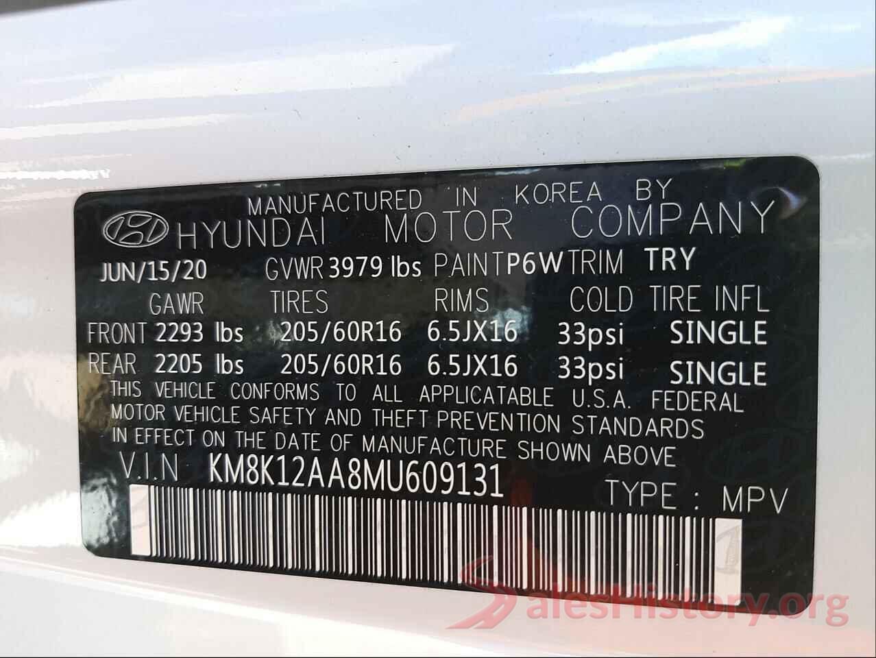 KM8K12AA8MU609131 2021 HYUNDAI KONA