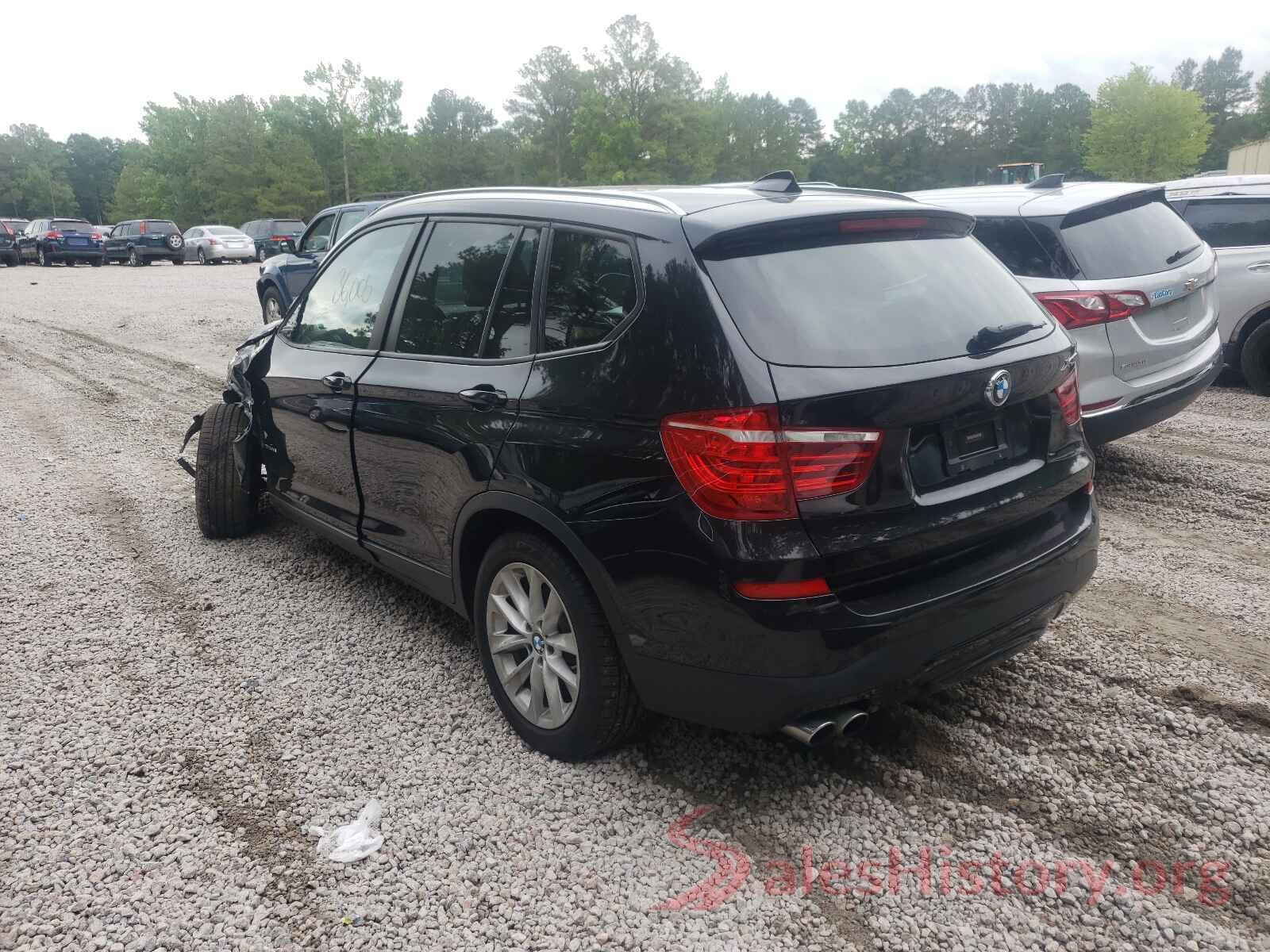 5UXWX9C55G0D84015 2016 BMW X3