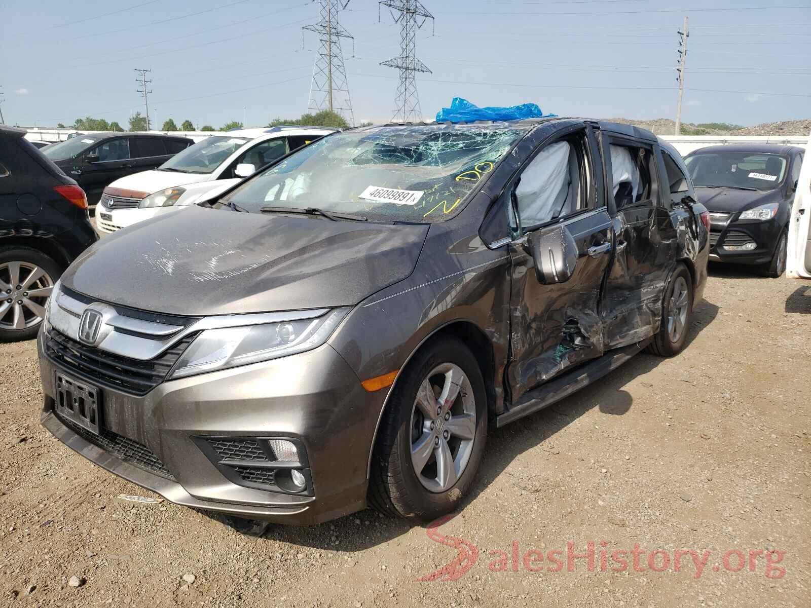 5FNRL6H72KB021603 2019 HONDA ODYSSEY