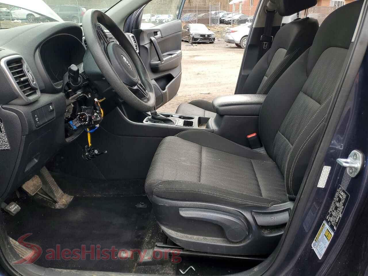 2019 KIA SPORTAGE VIN KNDPM3AC6K7527791, engine bay