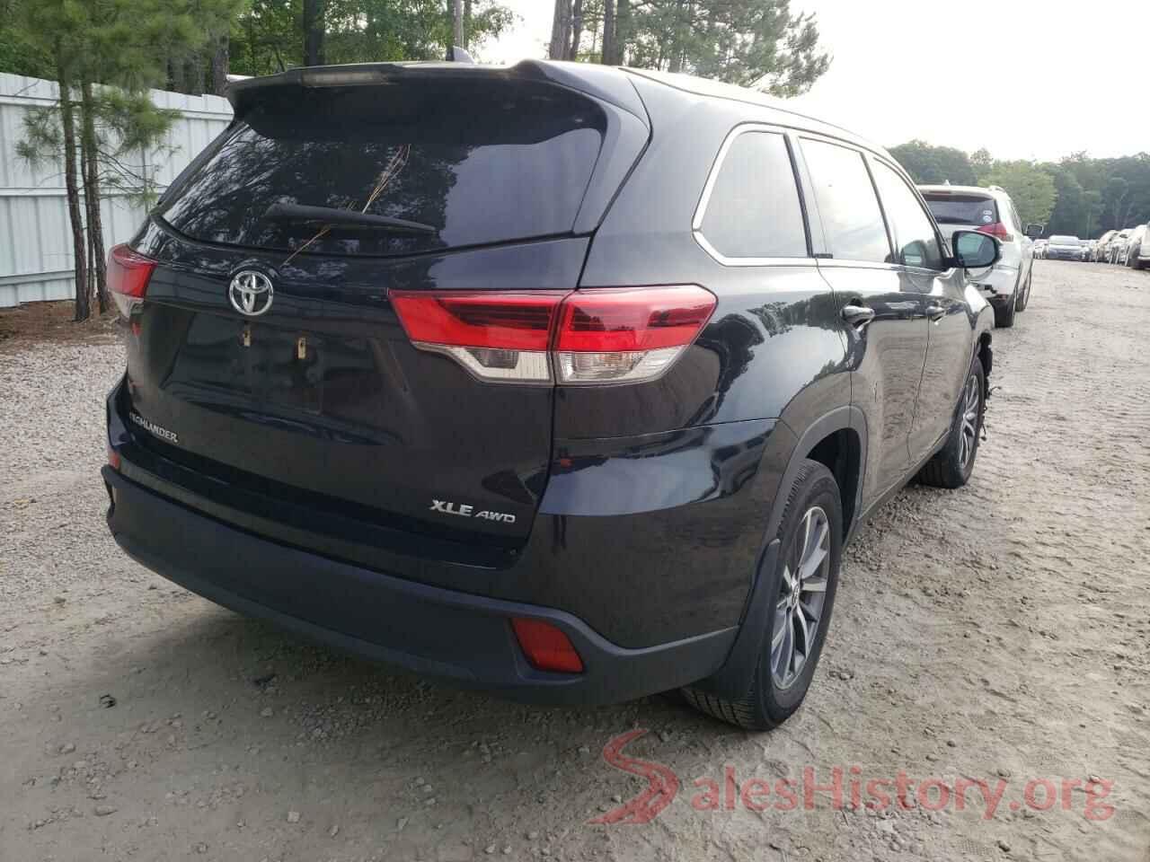 5TDJZRFH8KS574552 2019 TOYOTA HIGHLANDER