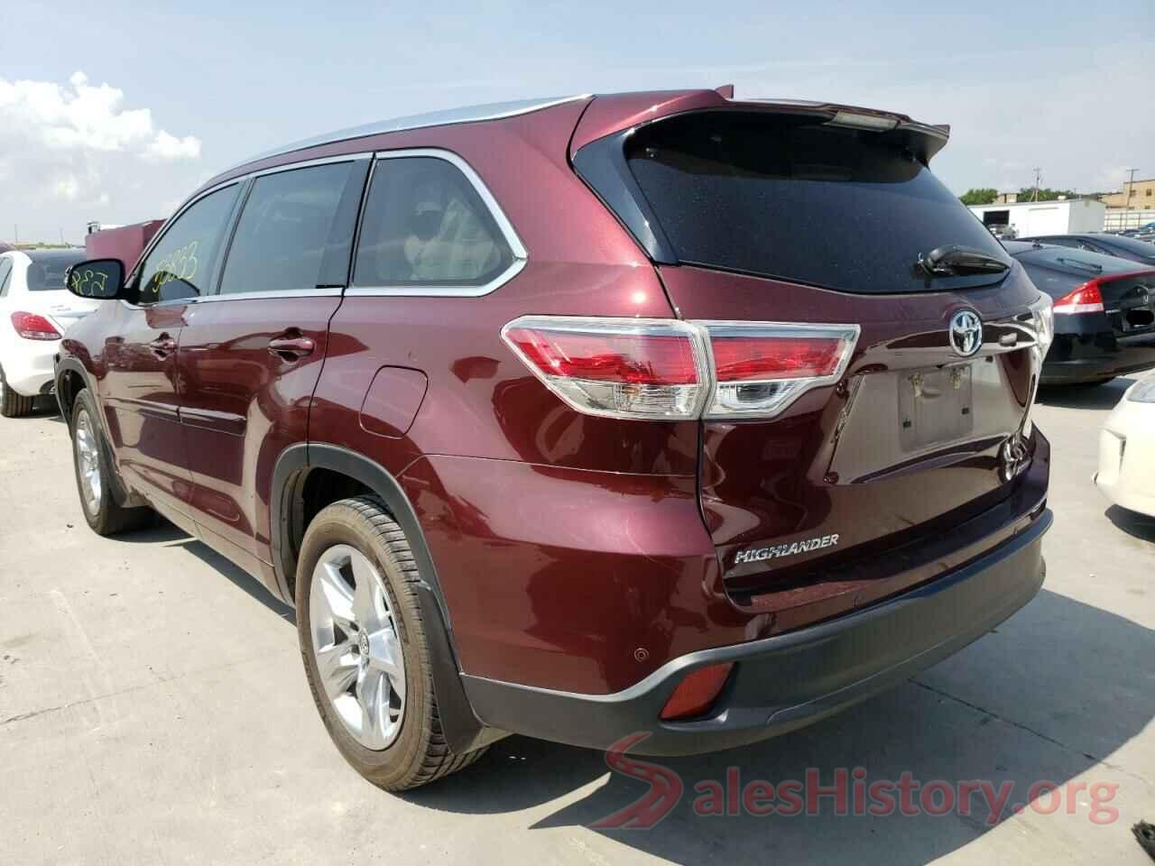 5TDYKRFH7GS174735 2016 TOYOTA HIGHLANDER