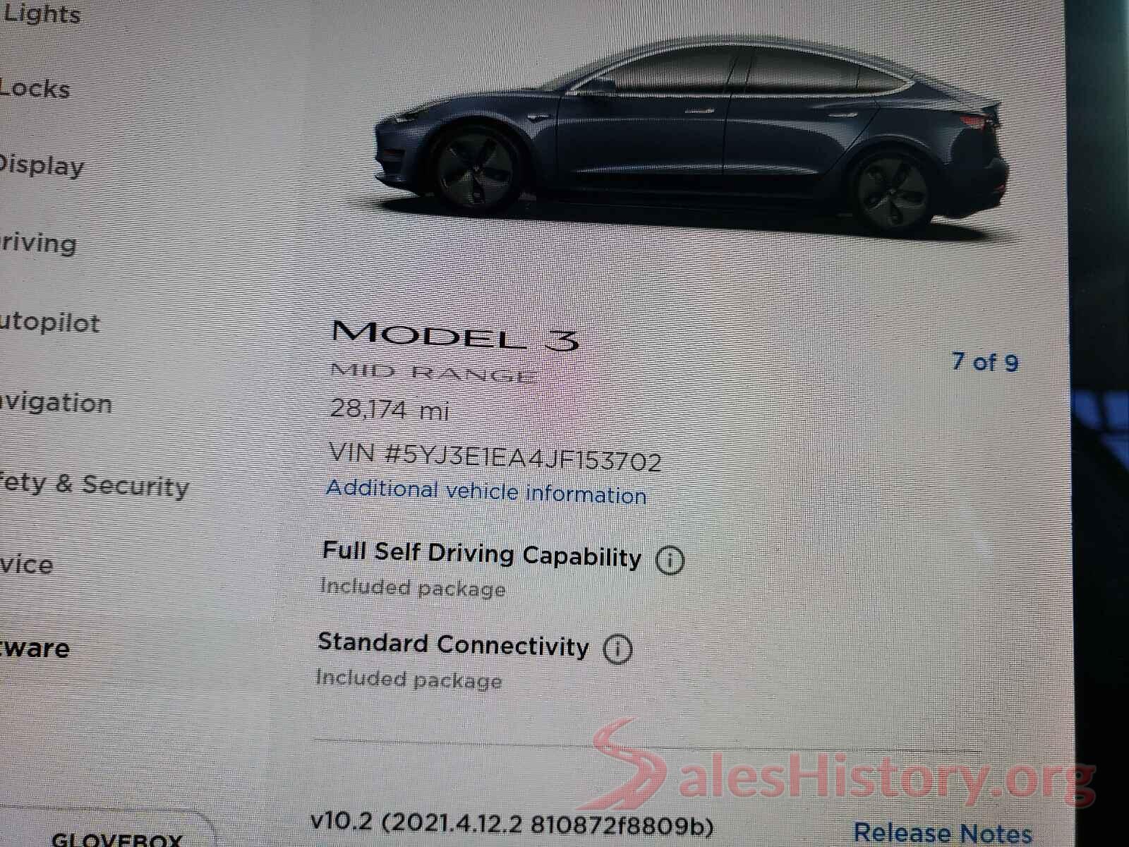 5YJ3E1EA4JF153702 2018 TESLA MODEL 3