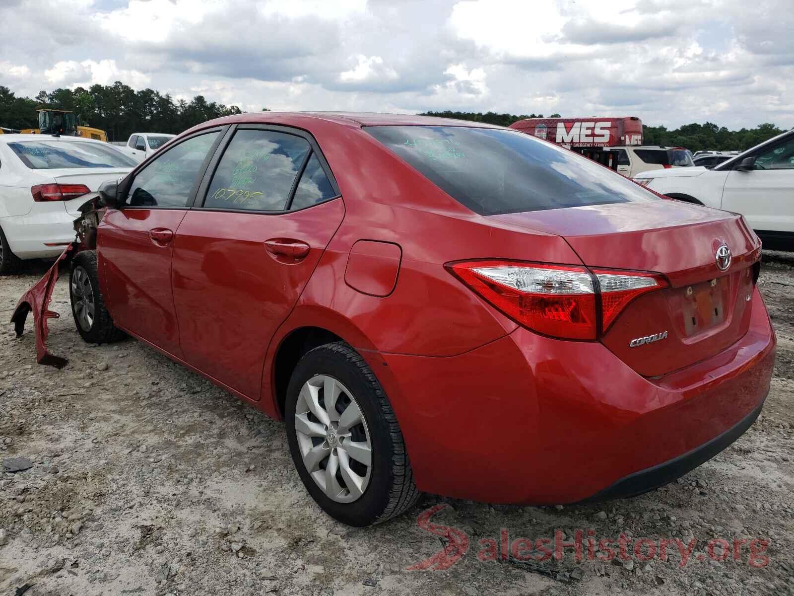 5YFBURHE2GP385787 2016 TOYOTA COROLLA