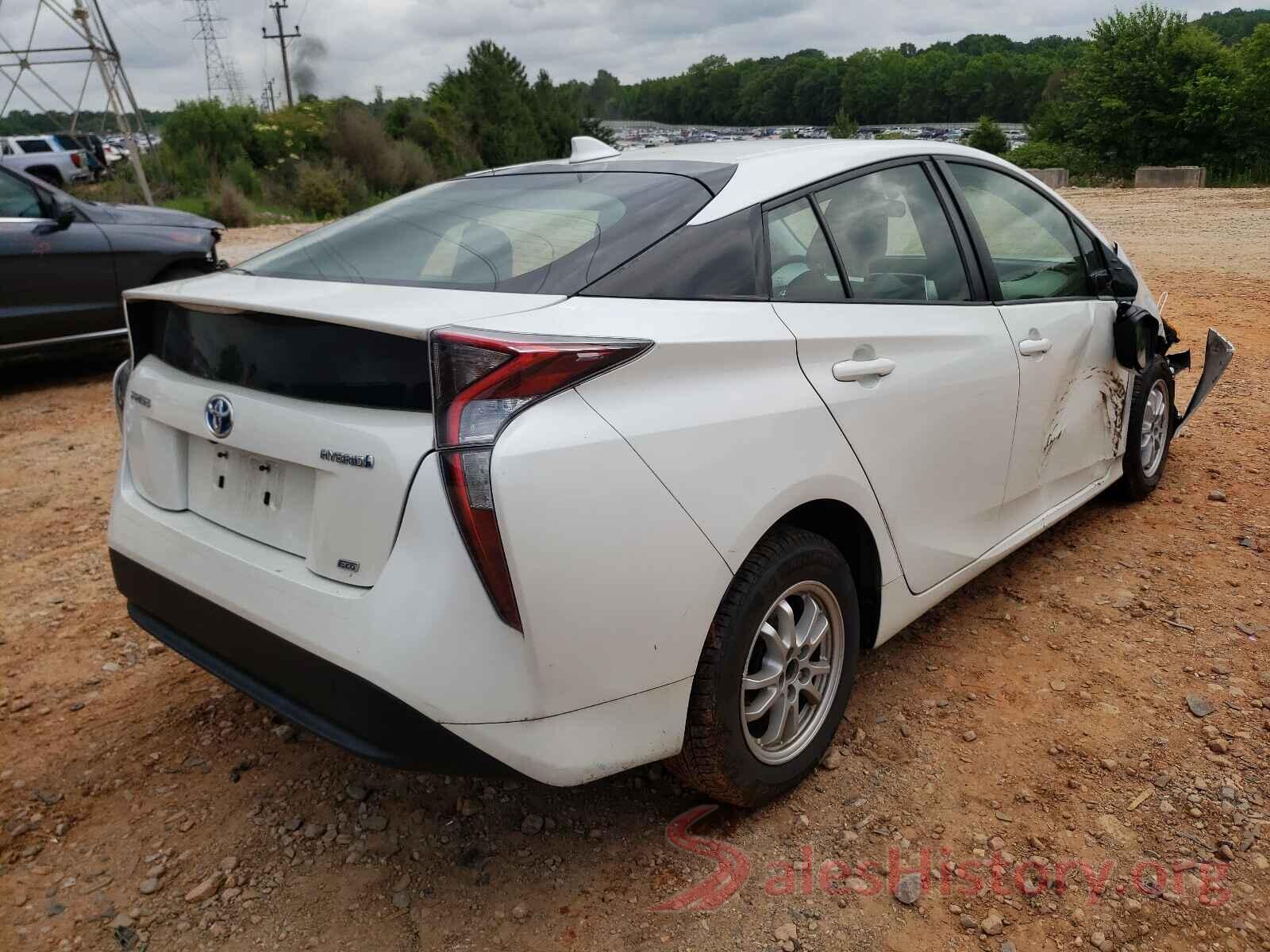 JTDKARFU7G3018668 2016 TOYOTA PRIUS