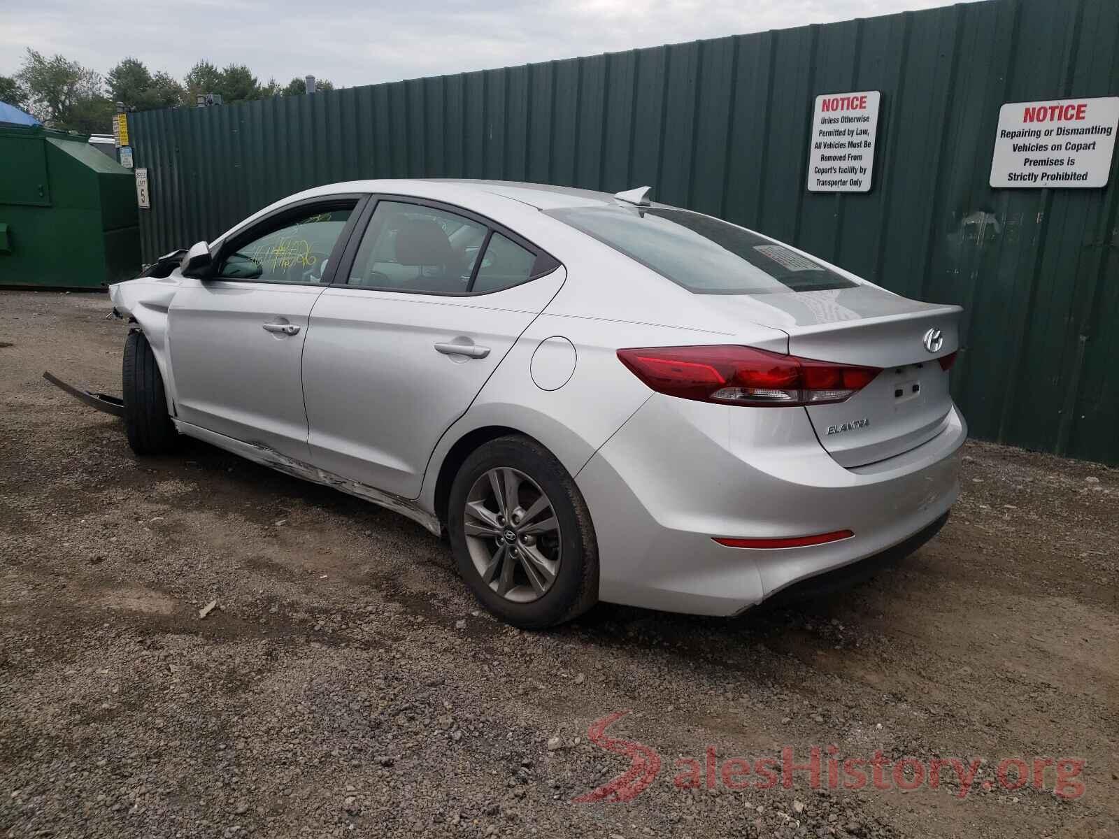 5NPD84LF3JH319883 2018 HYUNDAI ELANTRA