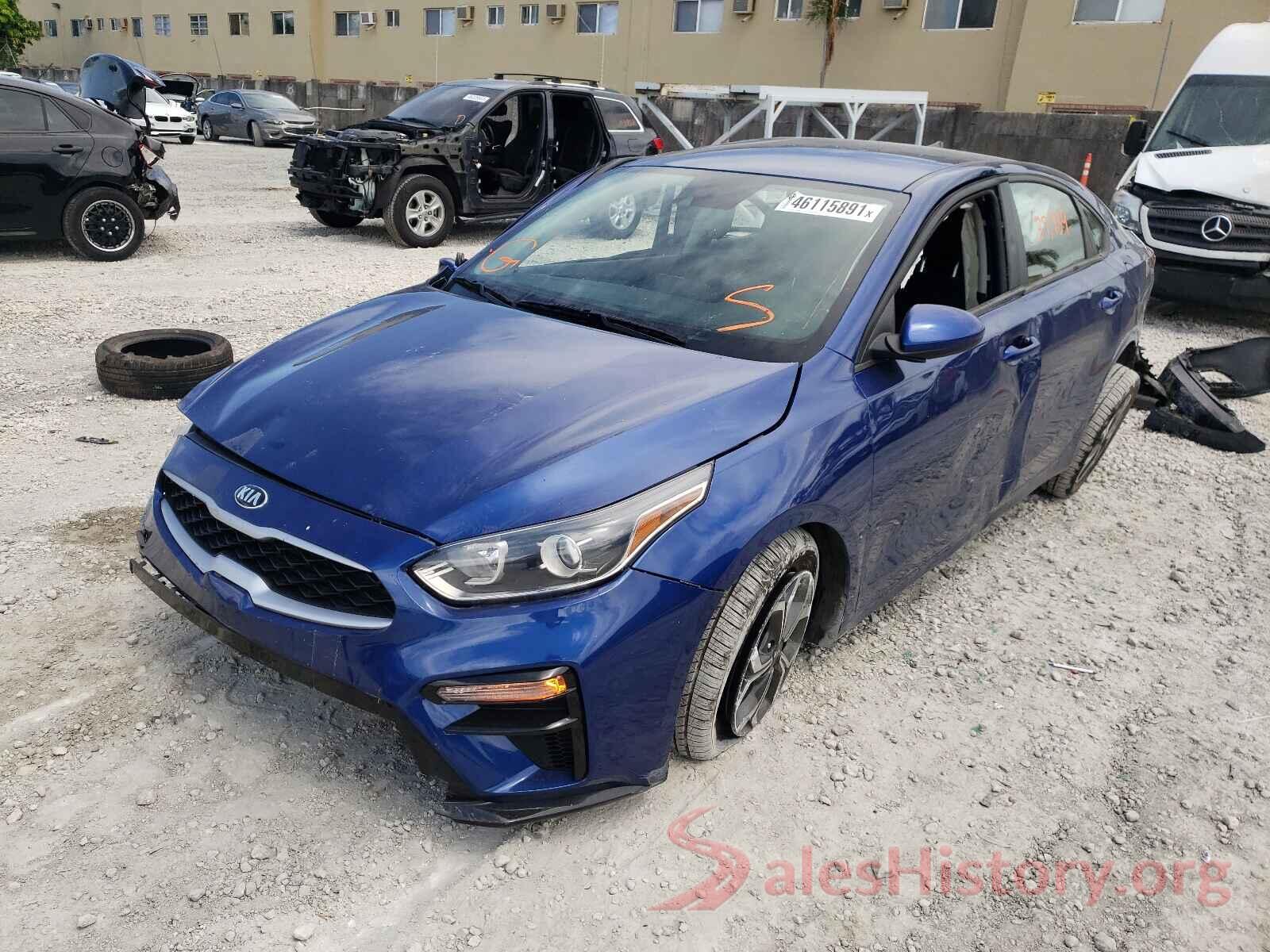 3KPF24AD1KE033788 2019 KIA FORTE