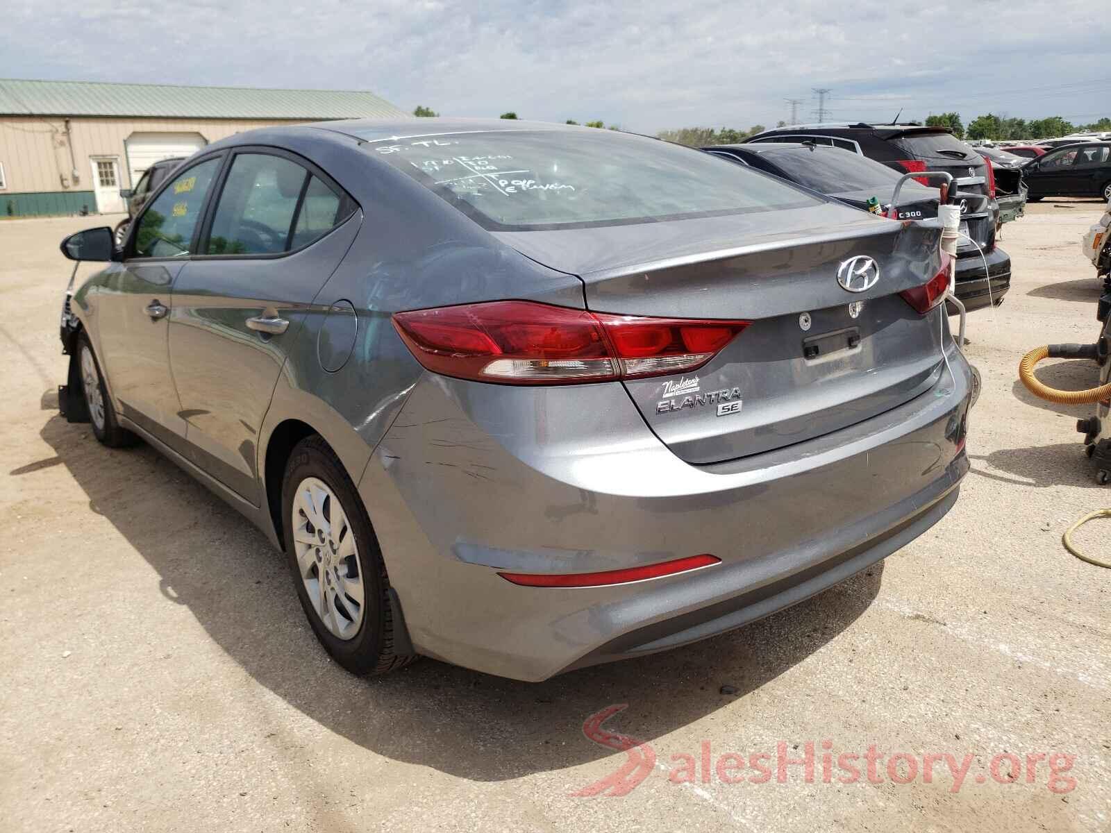 KMHD74LF0JU581624 2018 HYUNDAI ELANTRA