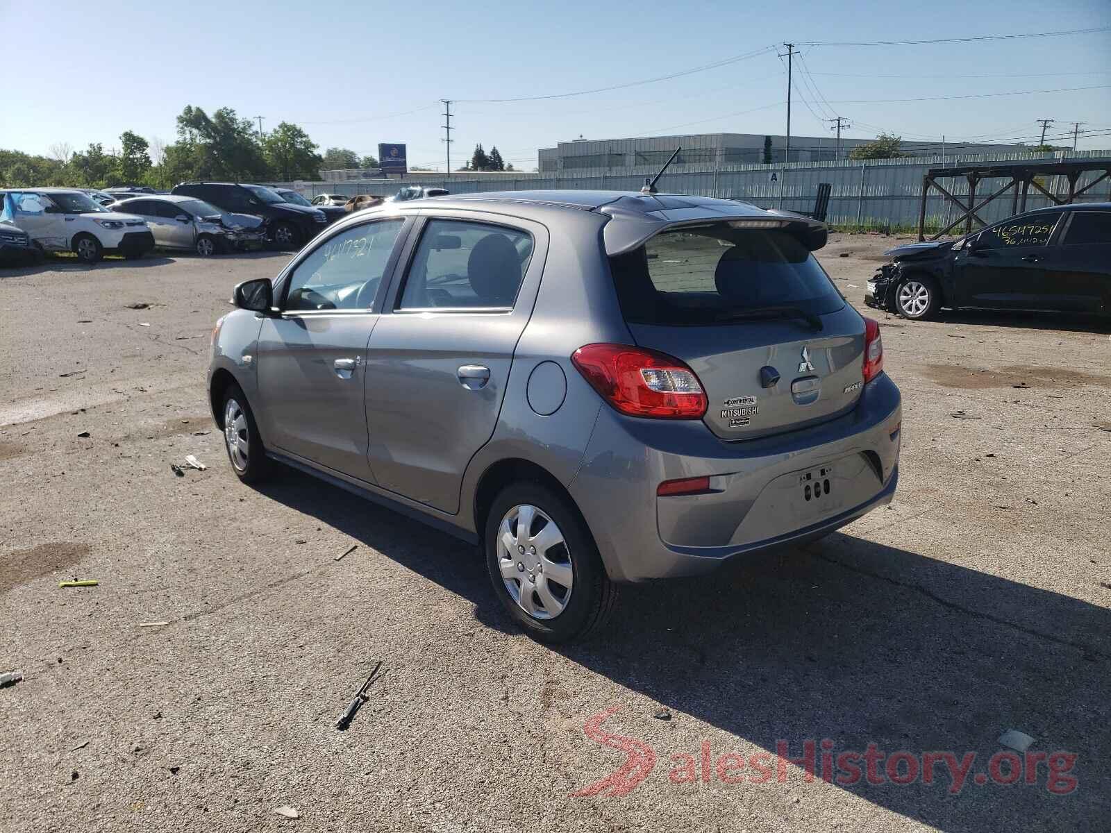 ML32A3HJ7KH009676 2019 MITSUBISHI MIRAGE