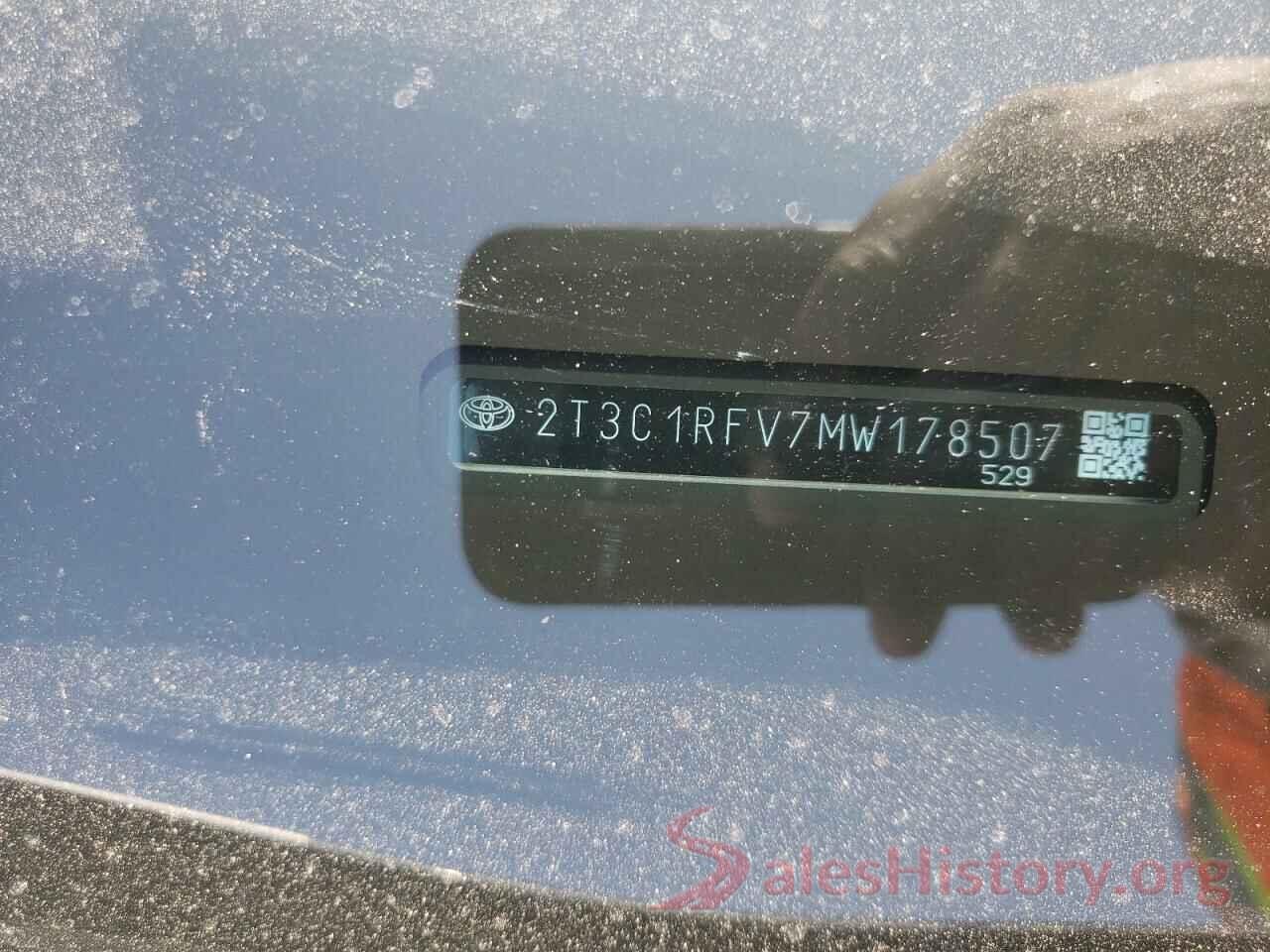 2T3C1RFV7MW178507 2021 TOYOTA RAV4