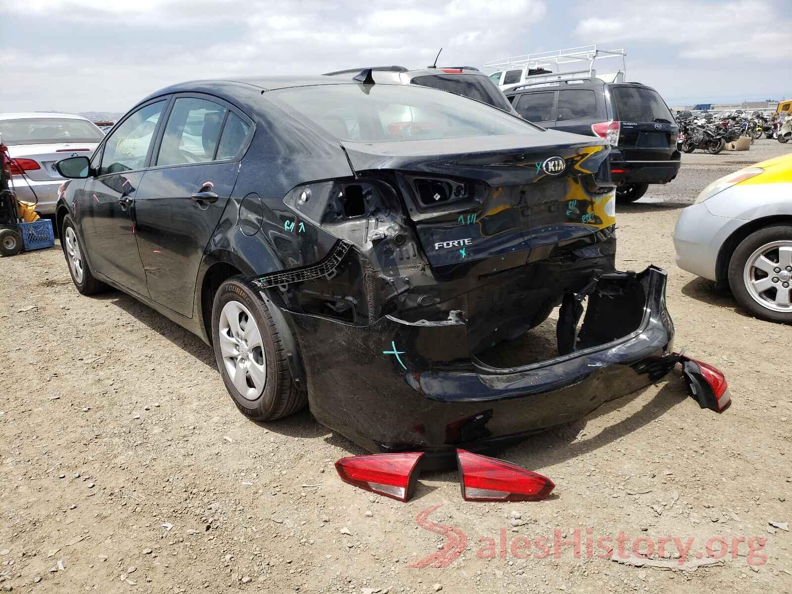 3KPFK4A76HE125546 2017 KIA FORTE