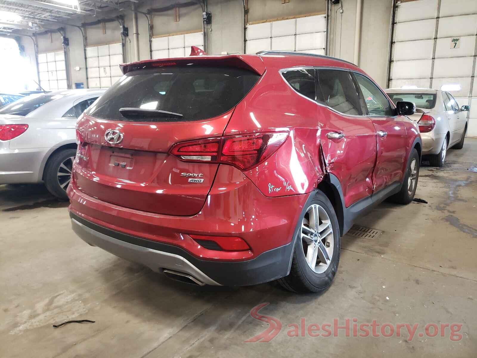 5XYZUDLB4HG417594 2017 HYUNDAI SANTA FE