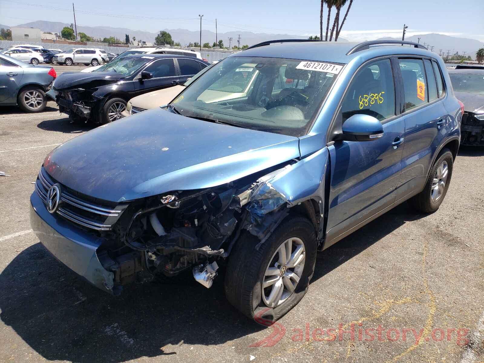 WVGAV7AX3HK026128 2017 VOLKSWAGEN TIGUAN