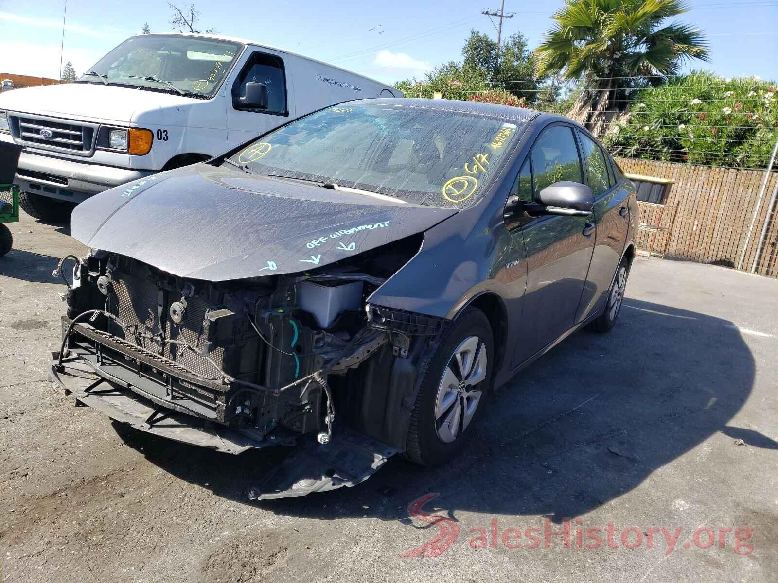 JTDKBRFU8J3068354 2018 TOYOTA PRIUS