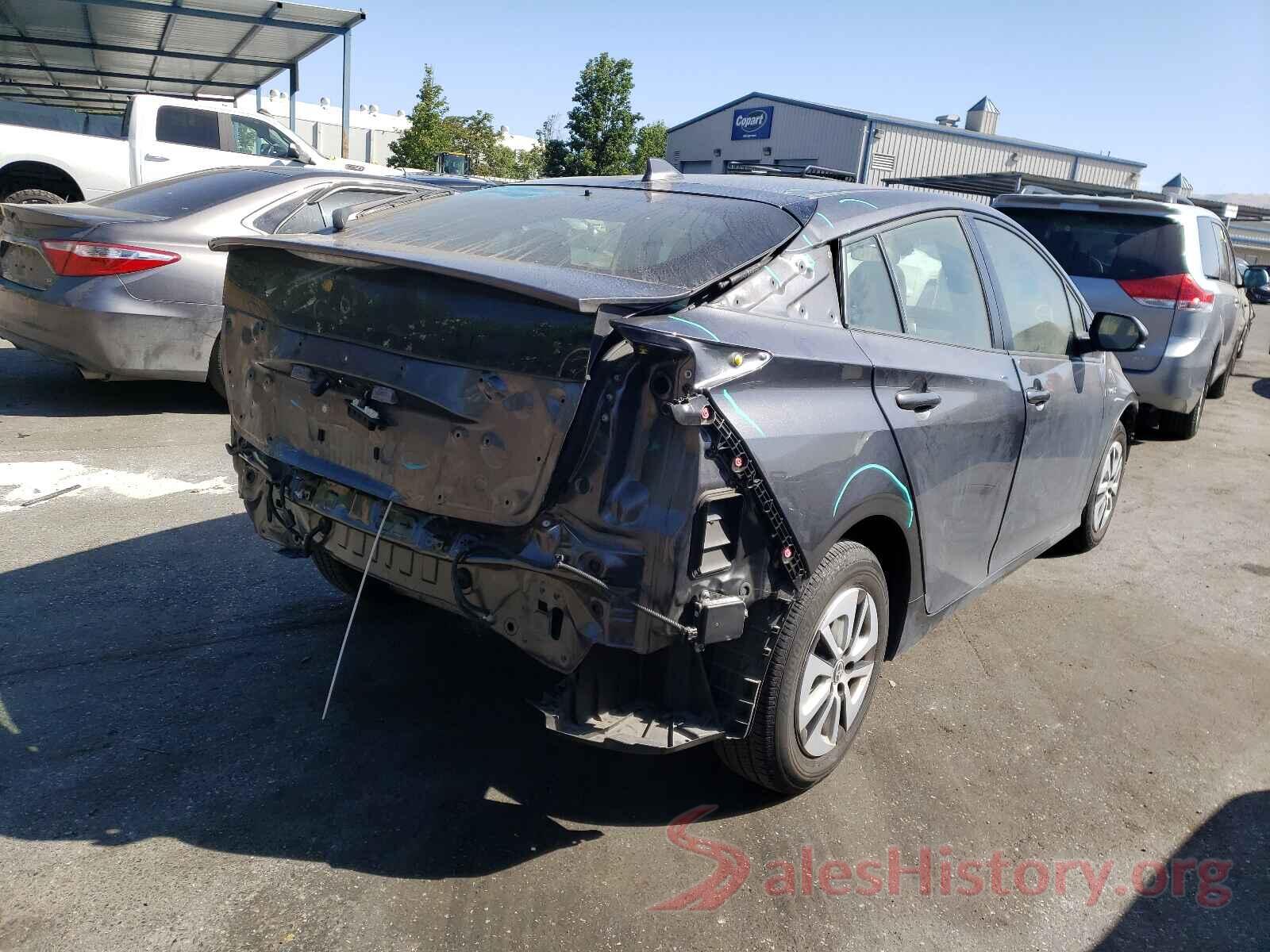 JTDKBRFU8J3068354 2018 TOYOTA PRIUS