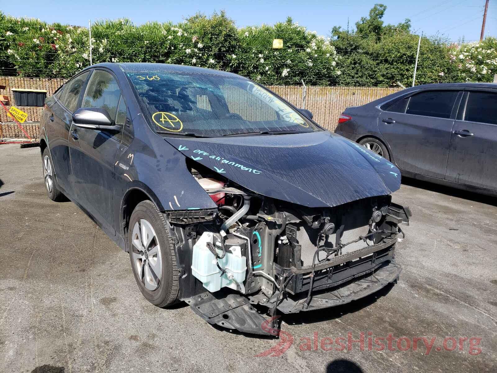 JTDKBRFU8J3068354 2018 TOYOTA PRIUS