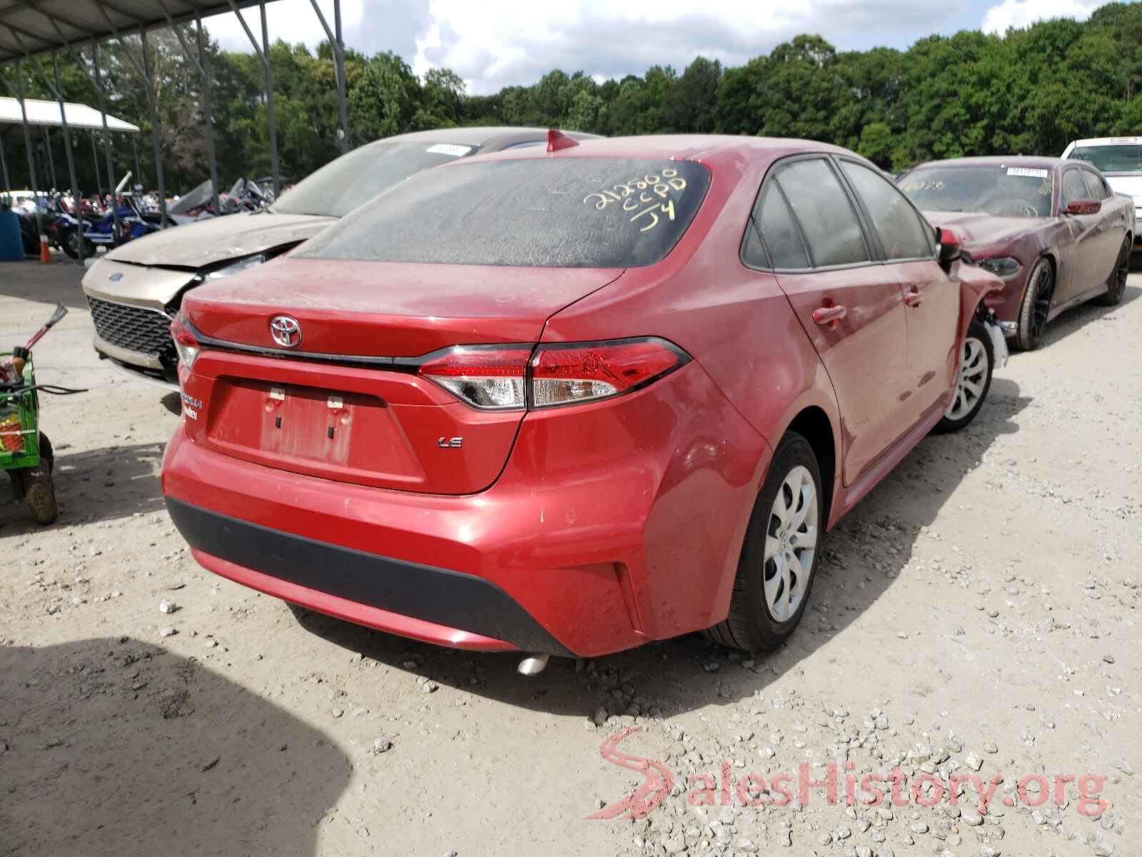 5YFEPRAEXLP106448 2020 TOYOTA COROLLA