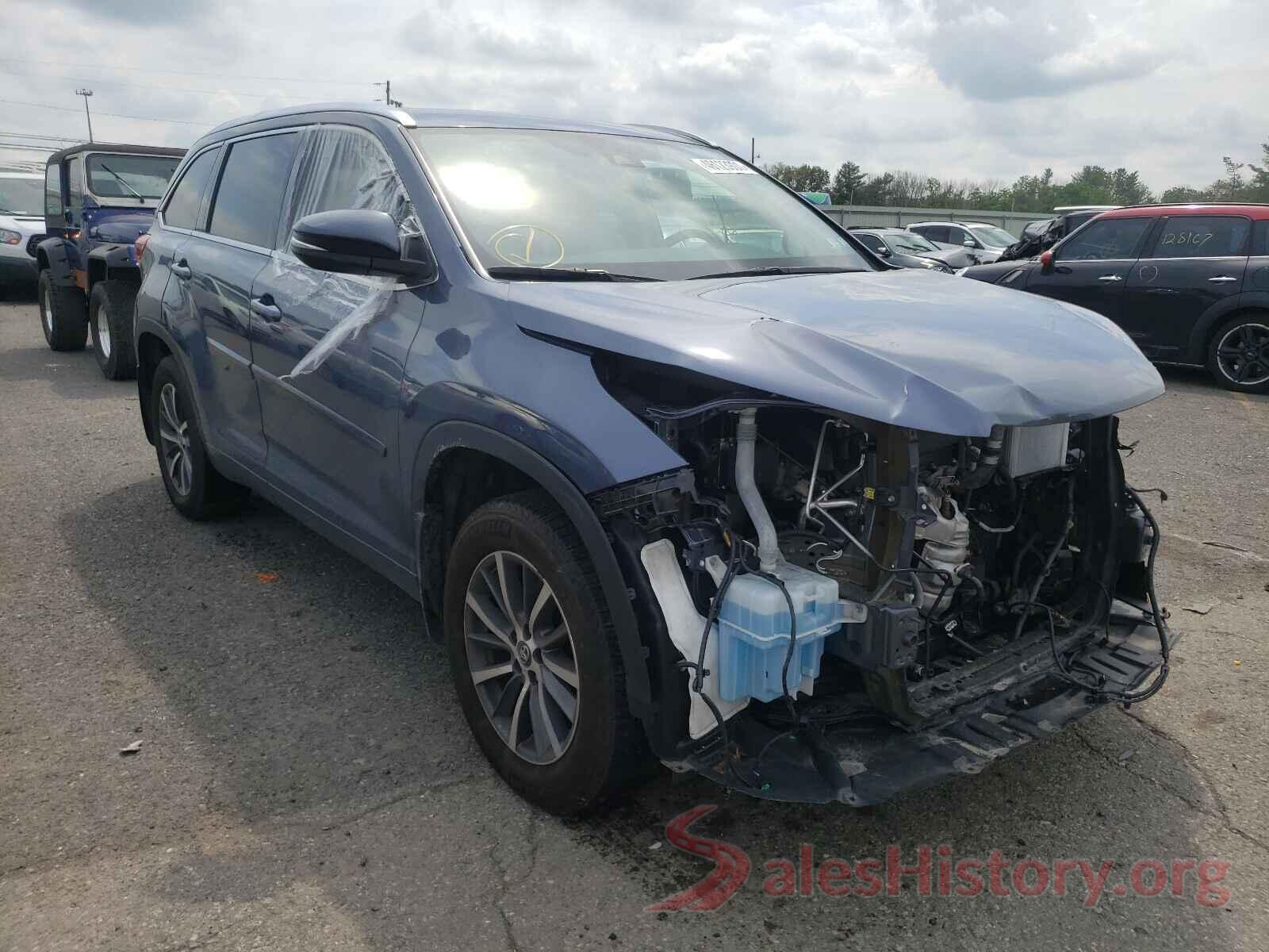 5TDJZRFH1JS494959 2018 TOYOTA HIGHLANDER