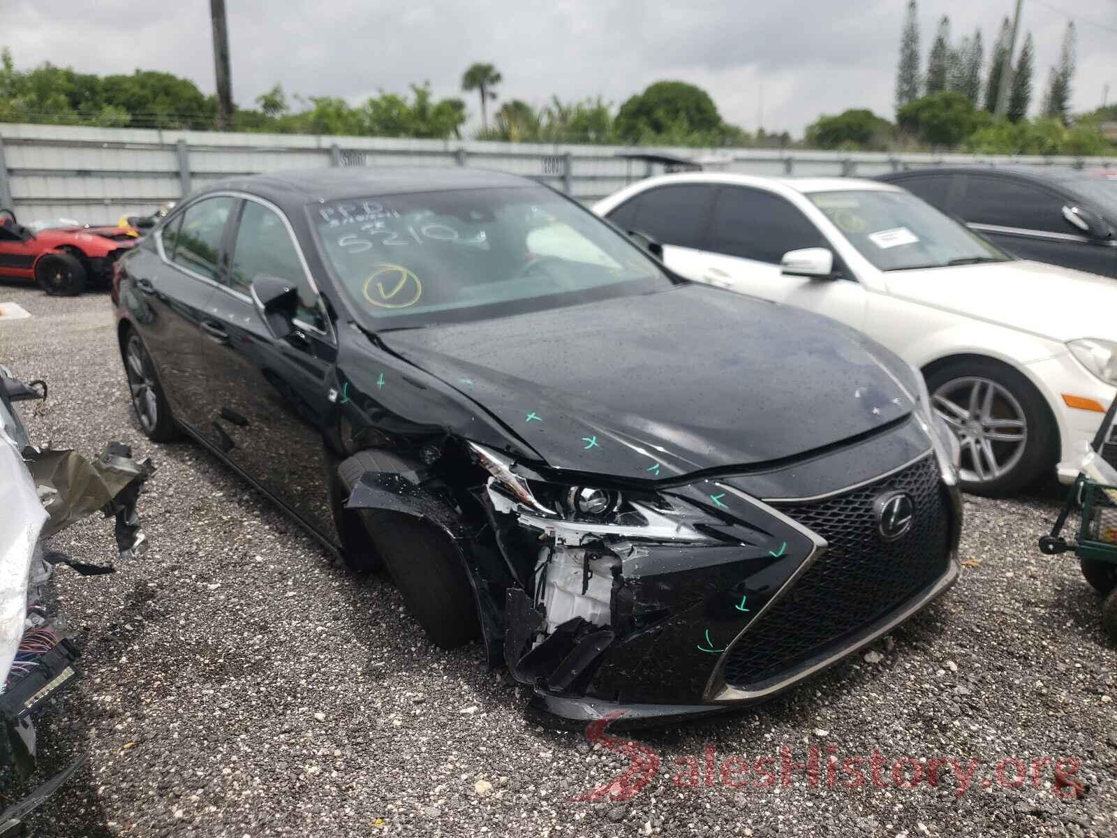 58ABZ1B10KU045210 2019 LEXUS ES350