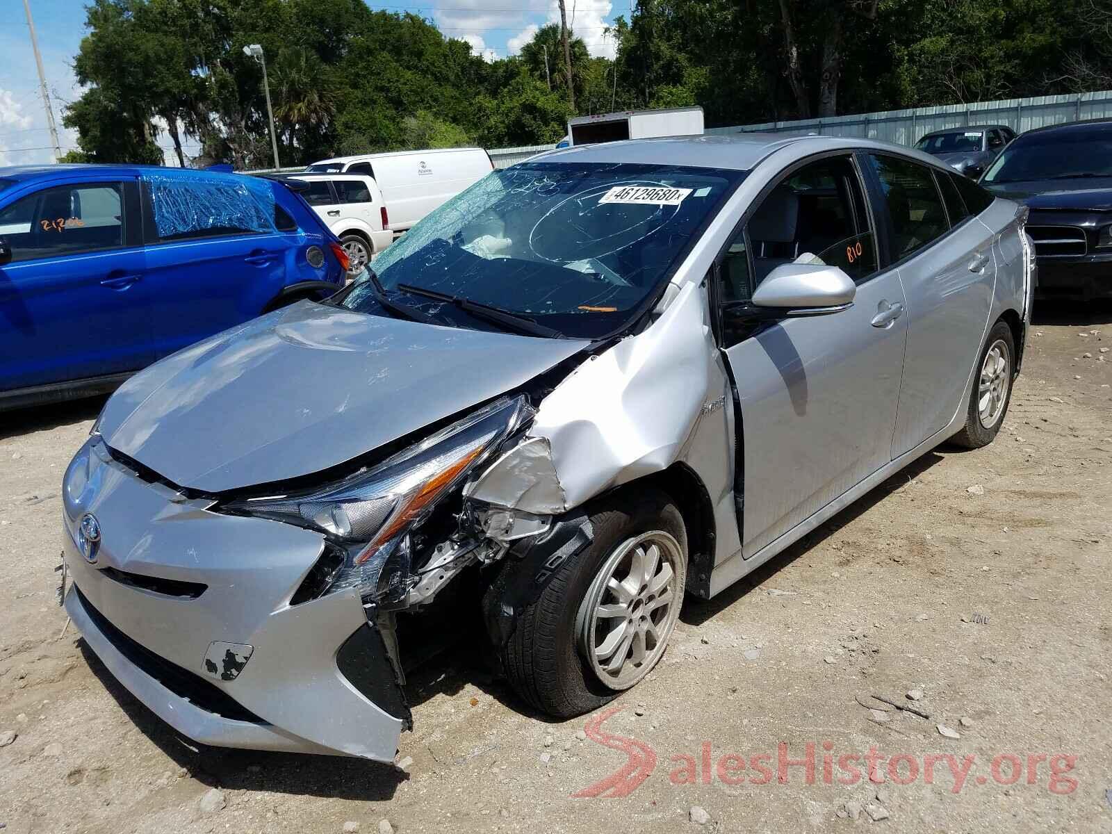 JTDKARFU5G3504945 2016 TOYOTA PRIUS