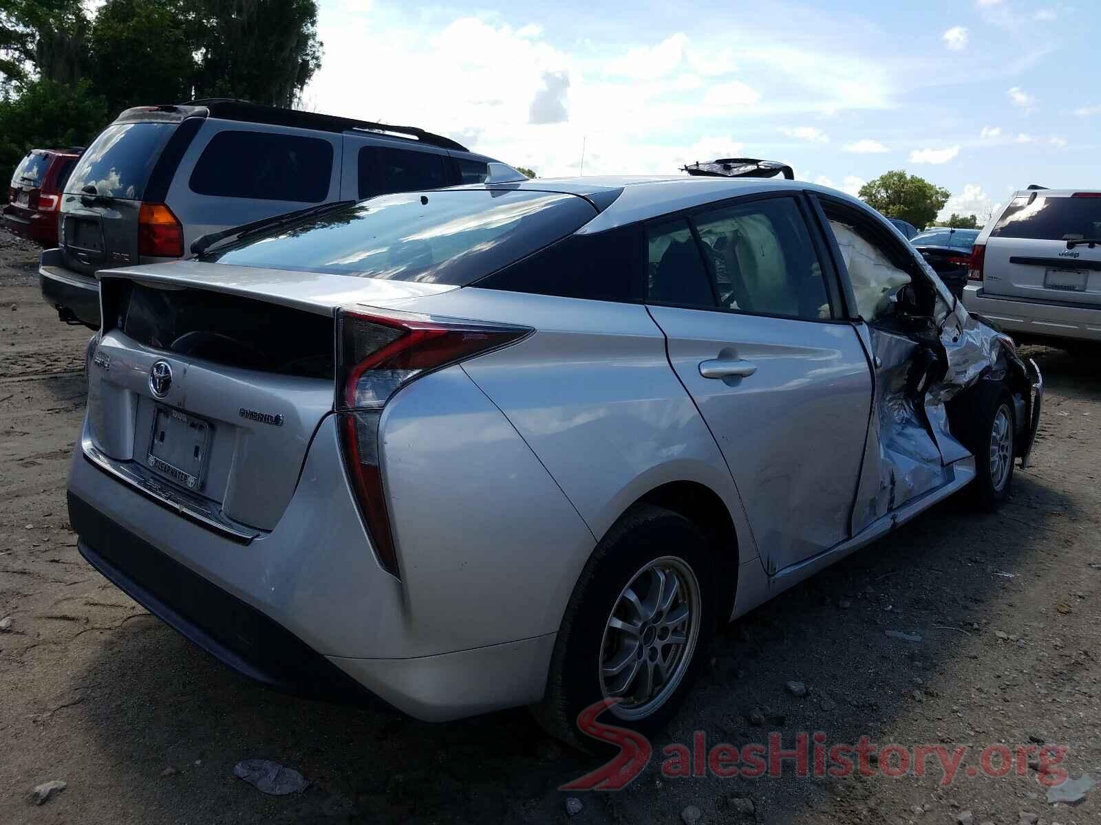 JTDKARFU5G3504945 2016 TOYOTA PRIUS