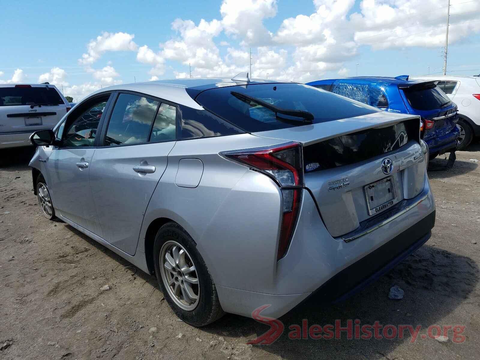 JTDKARFU5G3504945 2016 TOYOTA PRIUS