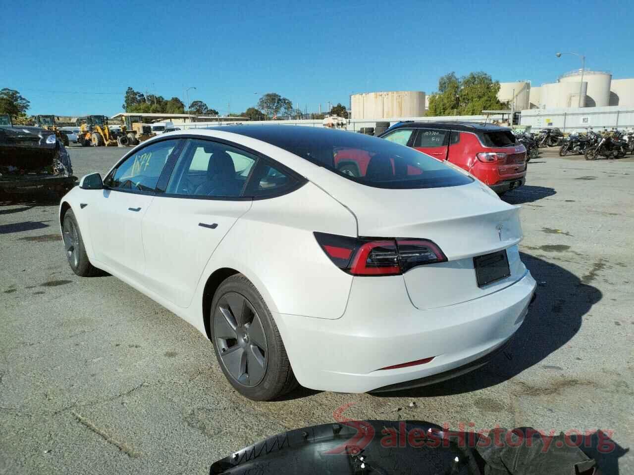 5YJ3E1EA2MF076476 2021 TESLA MODEL 3