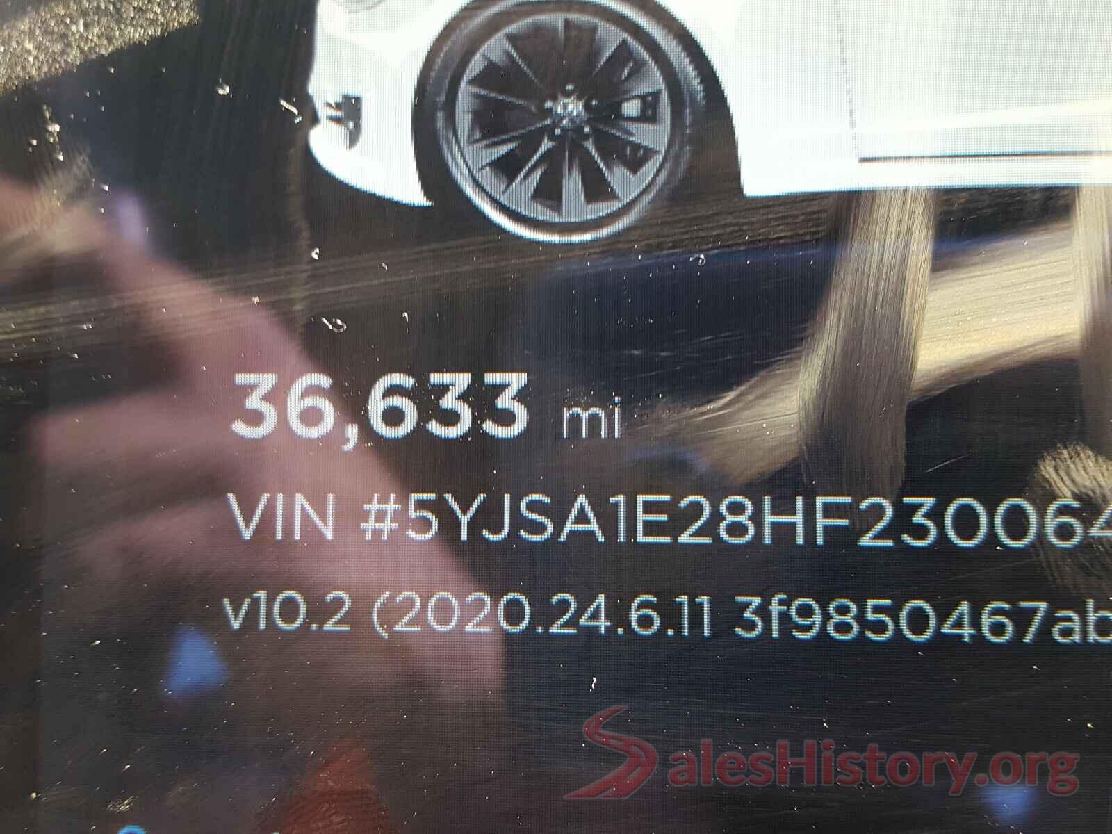 5YJSA1E28HF230064 2017 TESLA MODEL S