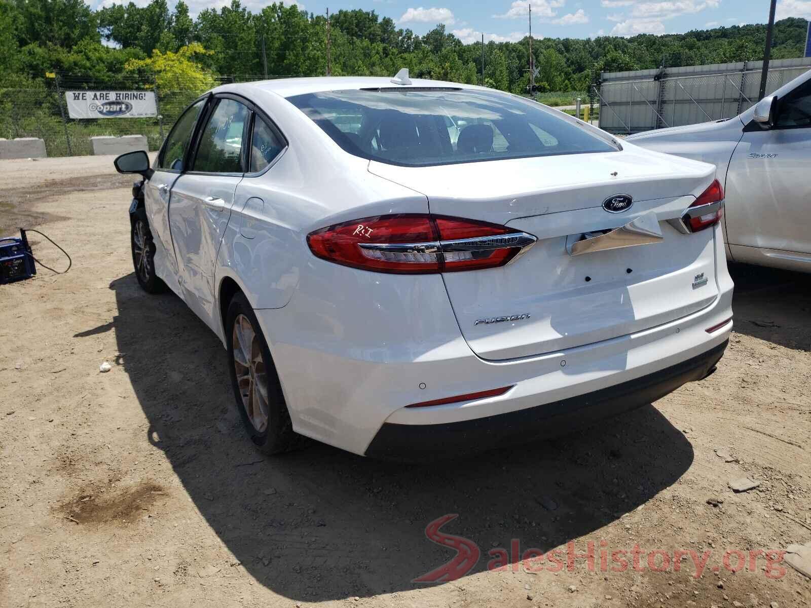 3FA6P0HD2KR183696 2019 FORD FUSION