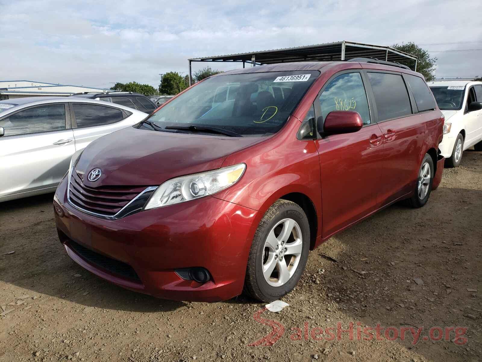 5TDKK3DC4GS732728 2016 TOYOTA SIENNA