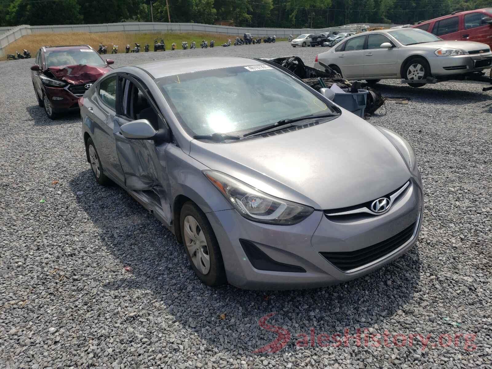 5NPDH4AEXGH746660 2016 HYUNDAI ELANTRA