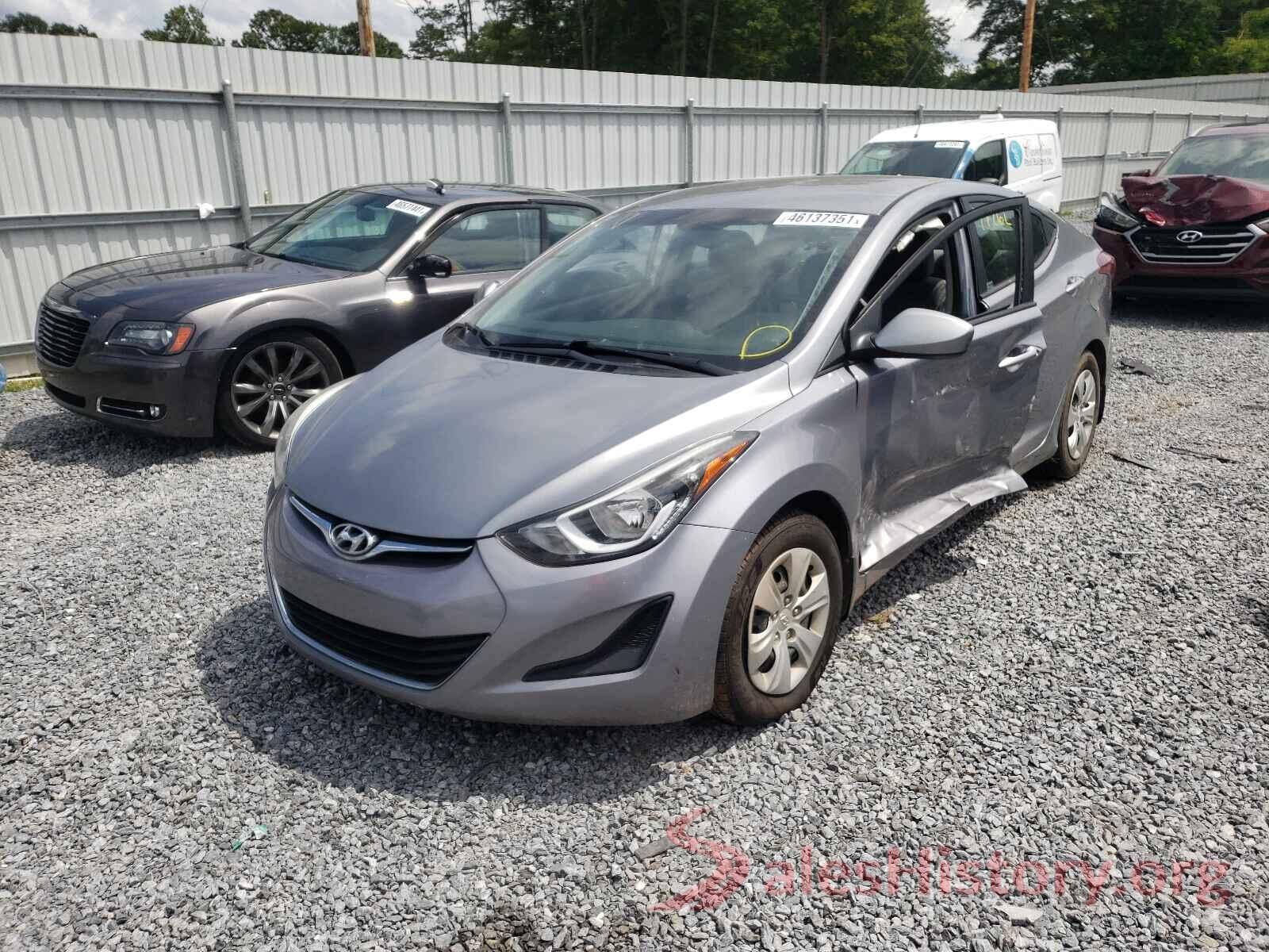 5NPDH4AEXGH746660 2016 HYUNDAI ELANTRA